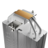 Gamdias BOREAS E2-41D WH Digital Display Single Tower Air CPU Cooler